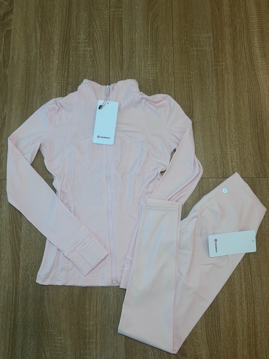 lululemon athletica Pants - lululemon athletica Pink Full-Zip Jacket & Leggings Set